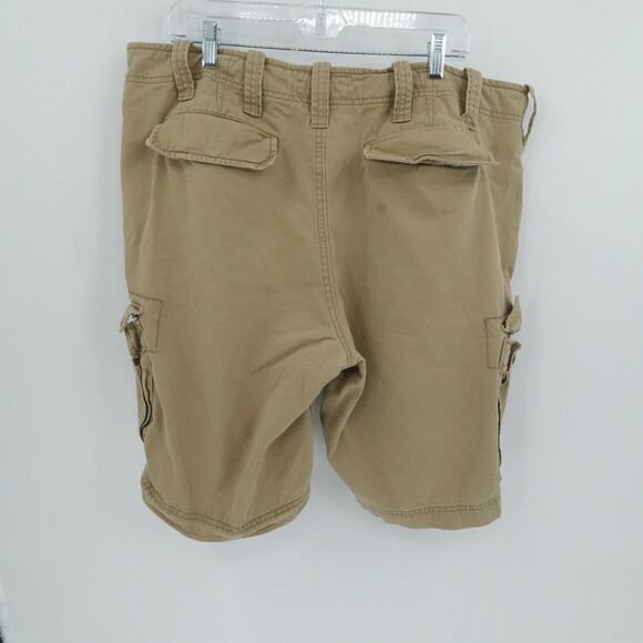 Denim & Supply Shorts Men 38 Beige Cargo Ralph Lauren Utility Flap Pockets Gorp - Picture 2 of 16